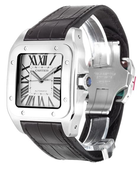 cartier santos 100 replica 2019 pret|cartier santos 100 caseback.